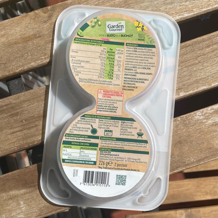photo of Garden Gourmet sensacional burguer shared by @emmapecci on  09 Jul 2024 - review
