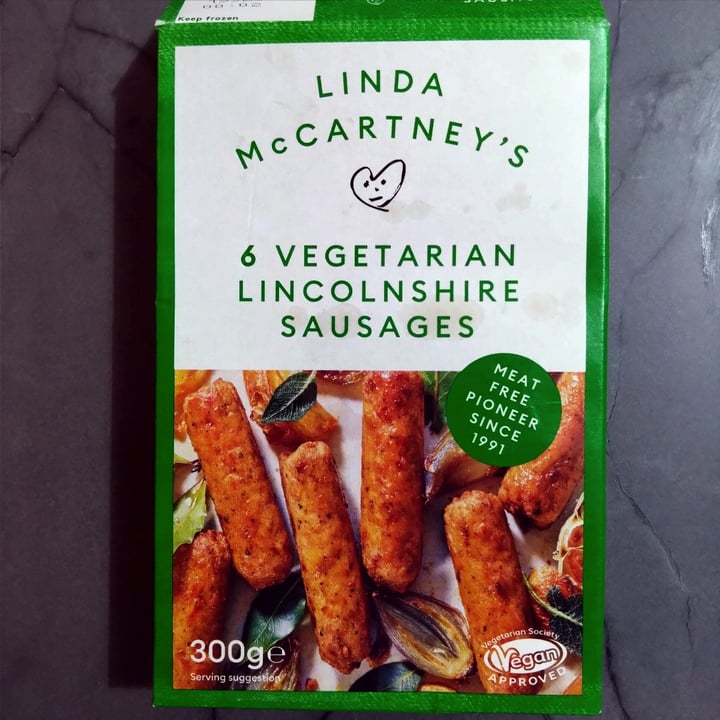 photo of Linda McCartney's 6 Vegetarian Lincolnshire Sausages shared by @sushruth on  28 Oct 2023 - review