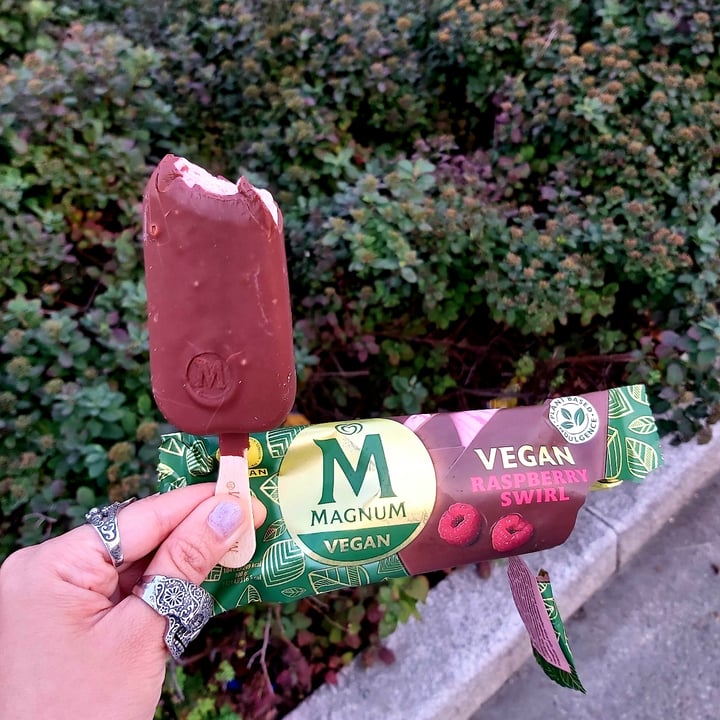 photo of Magnum Vegan Raspberry Swirl shared by @herbimetal on  01 Sep 2023 - review