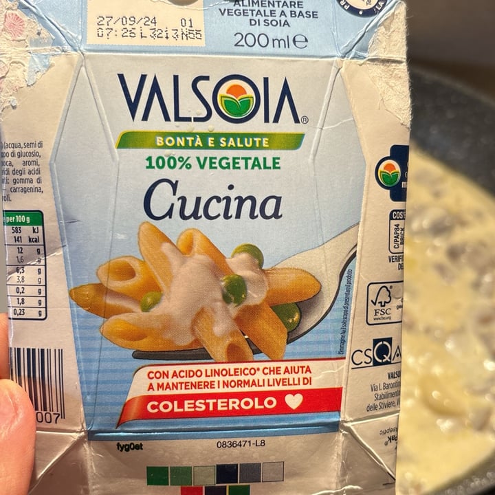 photo of Valsoia Panna 100% Vegetale shared by @morgancito on  27 Mar 2024 - review