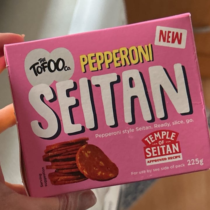 photo of The Tofoo Co. seitan Pepperoni shared by @carolinecherie on  01 Jun 2024 - review