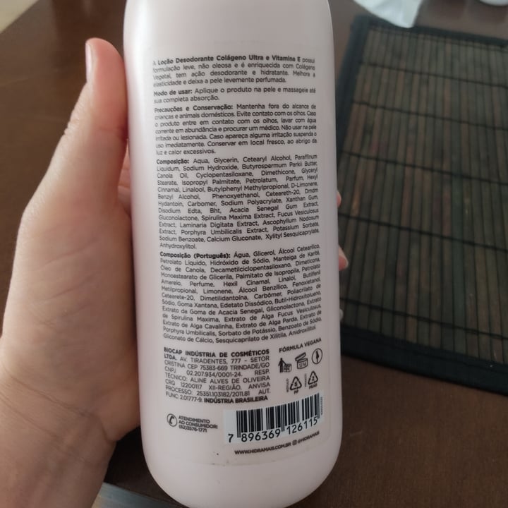 photo of biocap Hidramais Colágeno Ultra E Vitamina E shared by @josii on  11 Jan 2025 - review