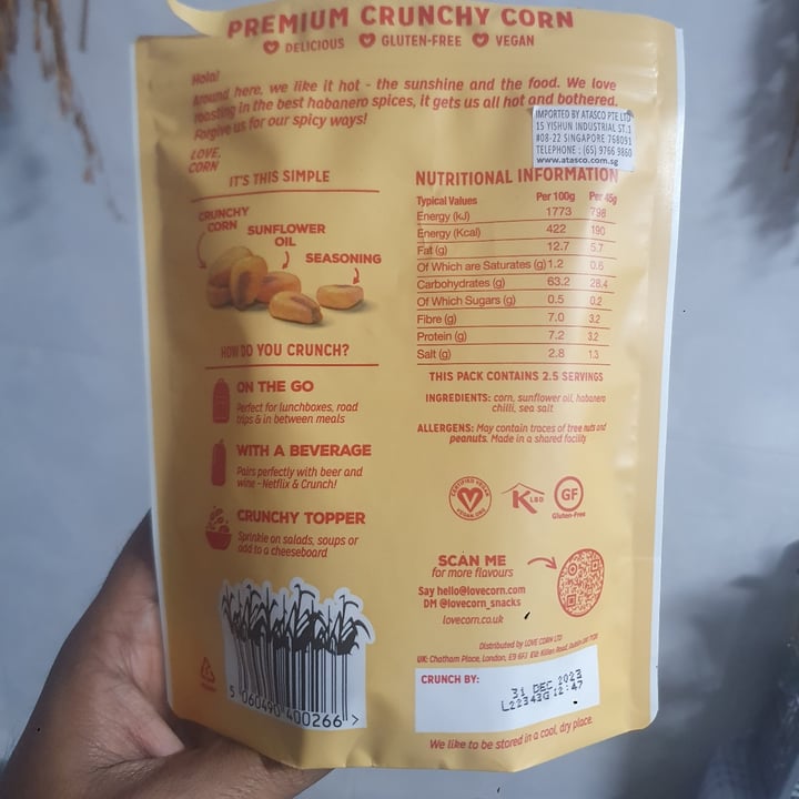 photo of Love, Corn Love Corn - Habanero Chilli shared by @ravi-gopalan on  28 Oct 2023 - review