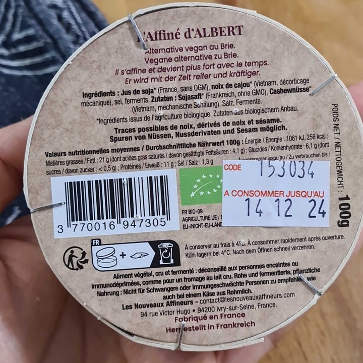 photo of Les nouveaux affineurs L’affiné d’Albert shared by @wildbird on  30 Nov 2024 - review