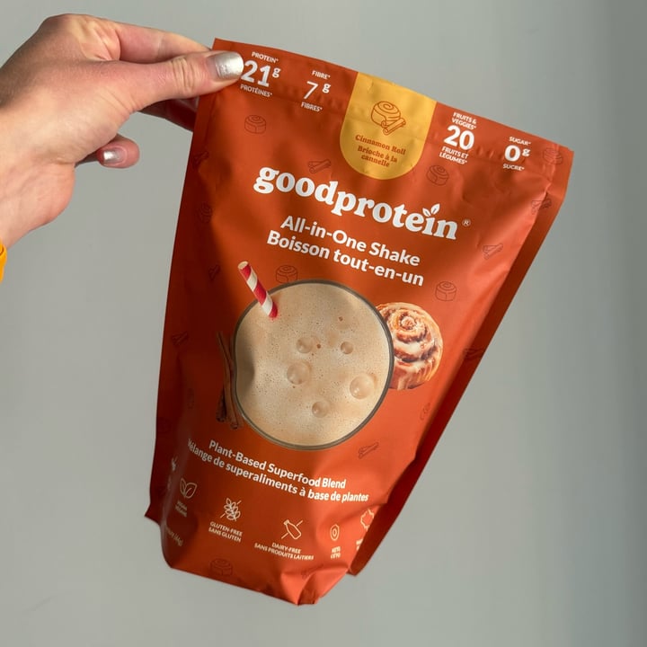 photo of Good Protein Cinnamon Roll All-in-One Shake shared by @jennyfaye on  05 Oct 2025 - review