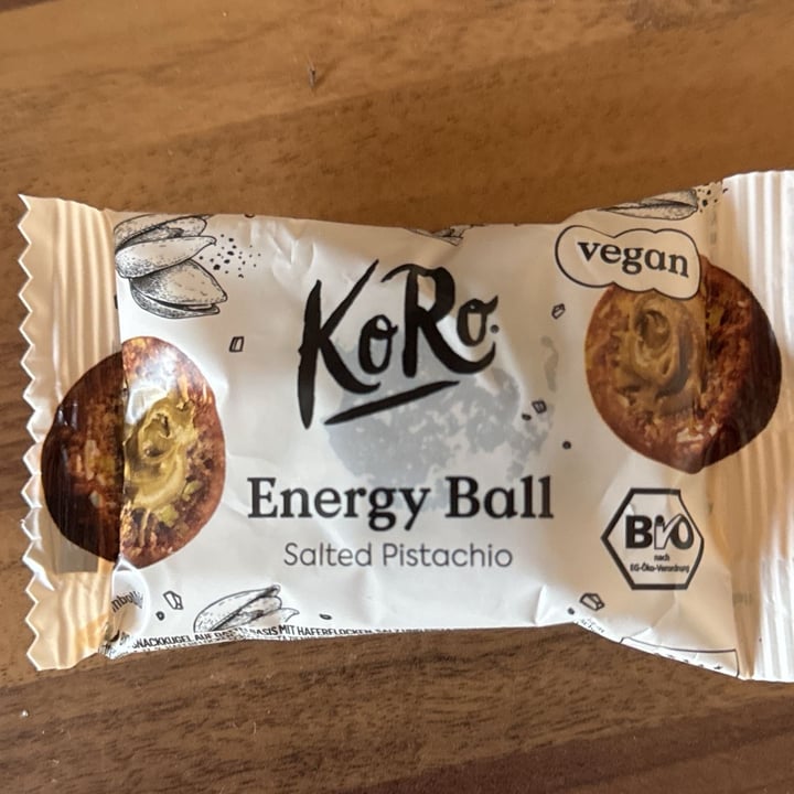 photo of Koro energy ball pistacchio salato shared by @riminivegan on  13 Jul 2024 - review