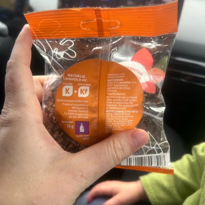 photo of Bama Snækk Dadelkuler (Peanott og kakao) shared by @helena12345 on  08 Oct 2025 - review
