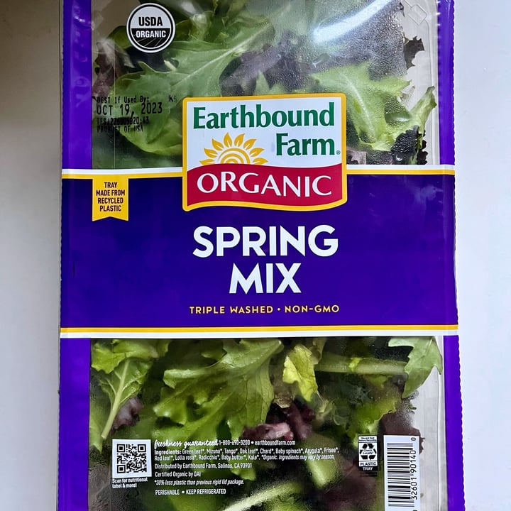 Earthbound Farm Organic Spring Mix Salad Review abillion