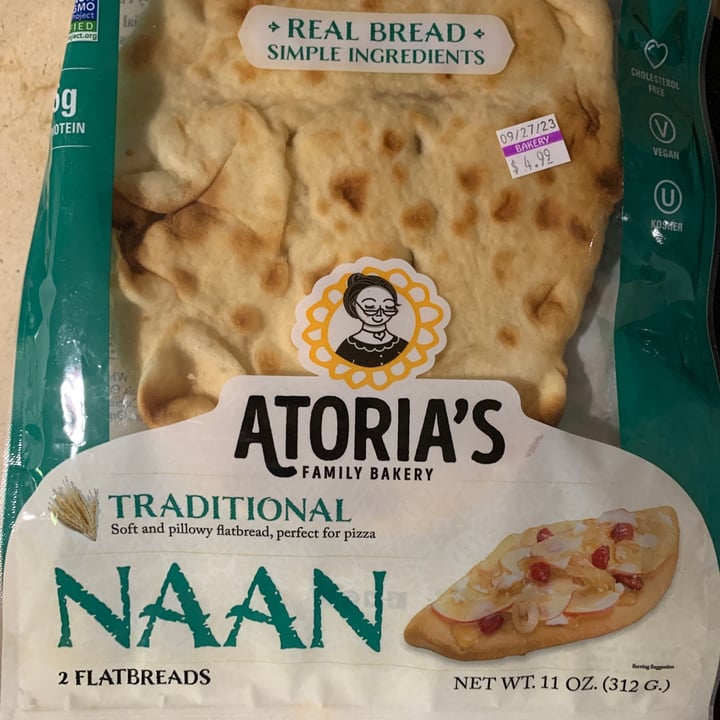 photo of Atoria's Family Bakery Traditional Naan shared by @devn09 on  20 Sep 2023 - review