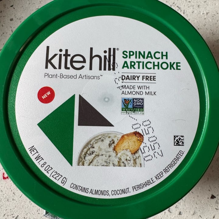 photo of Kite Hill spinach artichoke dip shared by @dallasandsophie on  20 Apr 2025 - review
