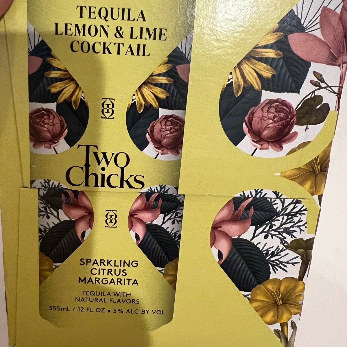 Two Chicks tequila lemon &lime cocktail . sparkling margarita Reviews