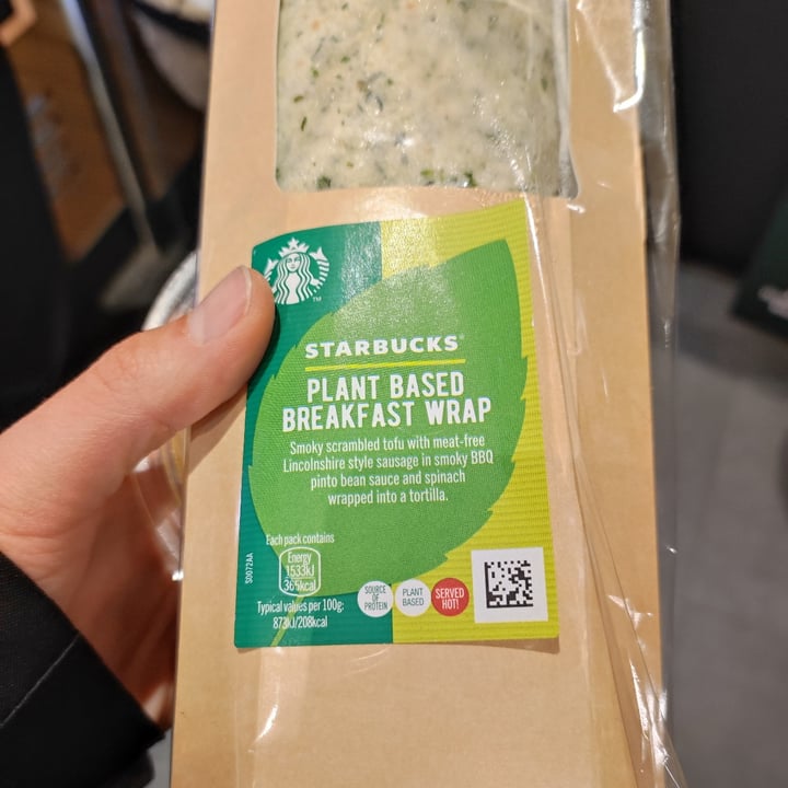 photo of Starbucks Coffee, Departures Plant-Based Breakfast Wrap shared by @luciacev on  10 Sep 2023 - review