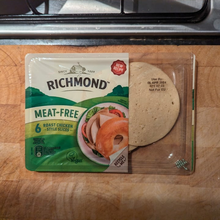 Richmond MeatFree 6 Roast Chicken Style Slices Review abillion