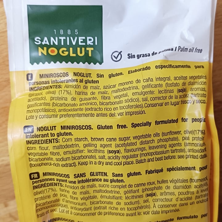 photo of Santiveri Roscos sin gluten shared by @felinavegana on  02 Jun 2025 - review