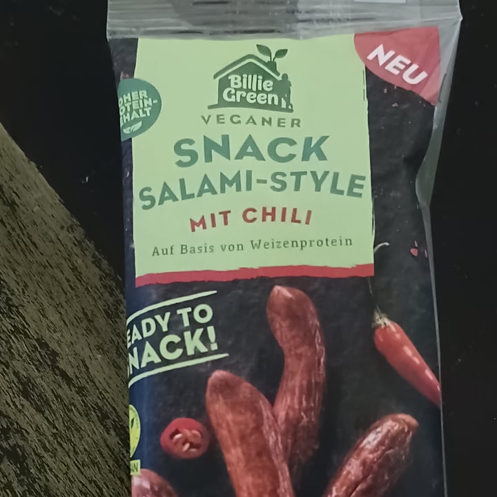 photo of Billie Green snack salami style chili shared by @isettina73 on  31 Jan 2024 - review