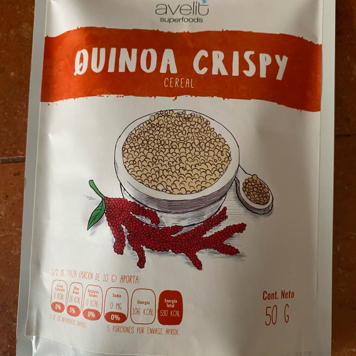 photo of Avelit superfoods quinoa crispy shared by @marybell on  13 Jun 2024 - review