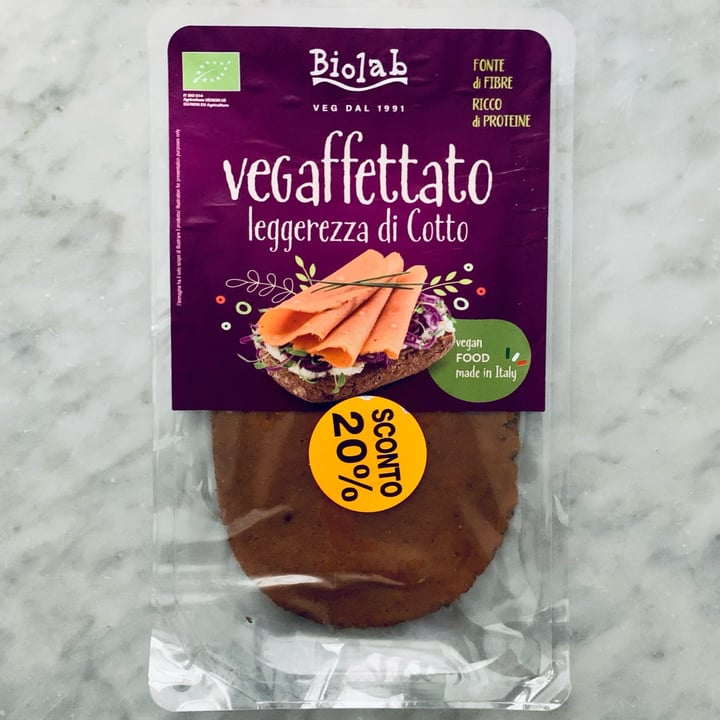 photo of Biolab Affettato vegano leggerezza di cotto shared by @calcabrina on  13 Oct 2023 - review