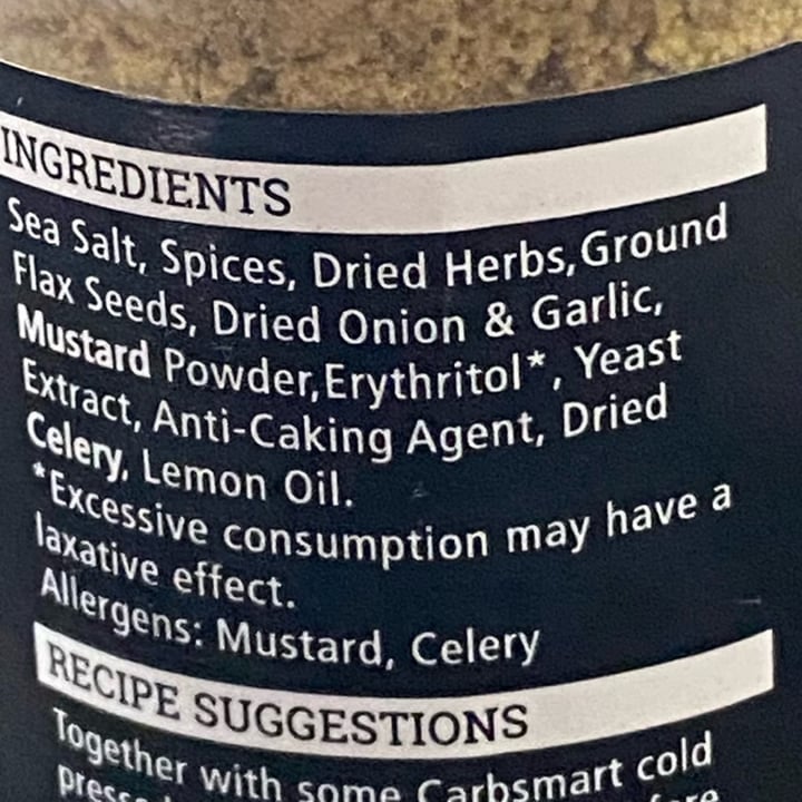 photo of CarbSmart Fish Seasoning shared by @saveg on  04 Oct 2025 - review