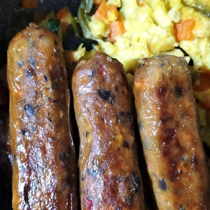 photo of Coles Nature's Kitchen smokey sweet potato black bean sausages shared by @helenevegan on  25 Jul 2025 - review