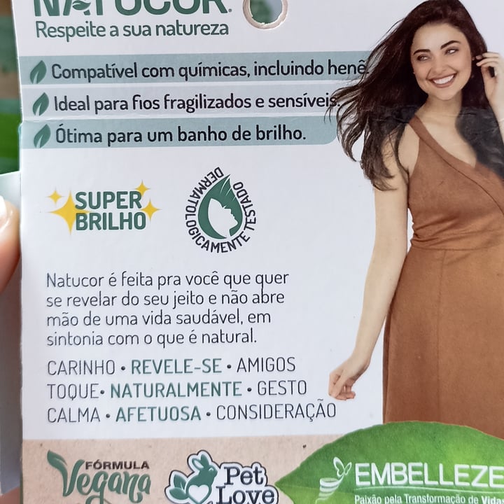 photo of Embeleze natucor Coloração shared by @gabicaetano on  22 Nov 2023 - review