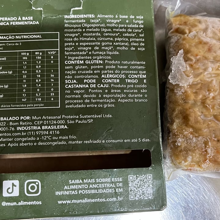 photo of Mun Tempê de Soja Orgânica shared by @clarinha012356789 on  10 Mar 2025 - review