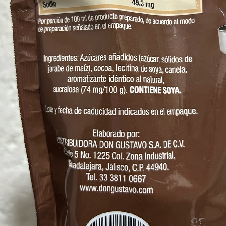 photo of Don Gustavo Chocolate en polvo granulado reducido en azúcar shared by @zullybee on  17 May 2024 - review