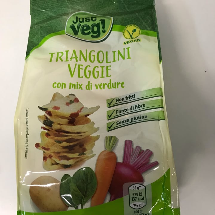 photo of Just Veg! (ALDI Italy) Triangolini alle verdure shared by @nuritveg13 on  25 Oct 2023 - review
