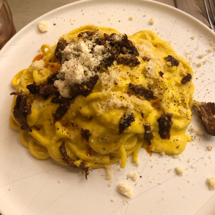 photo of Rifugio Romano Vegan Spaghetti Carbonara shared by @asepticfrost on  29 Aug 2023 - review