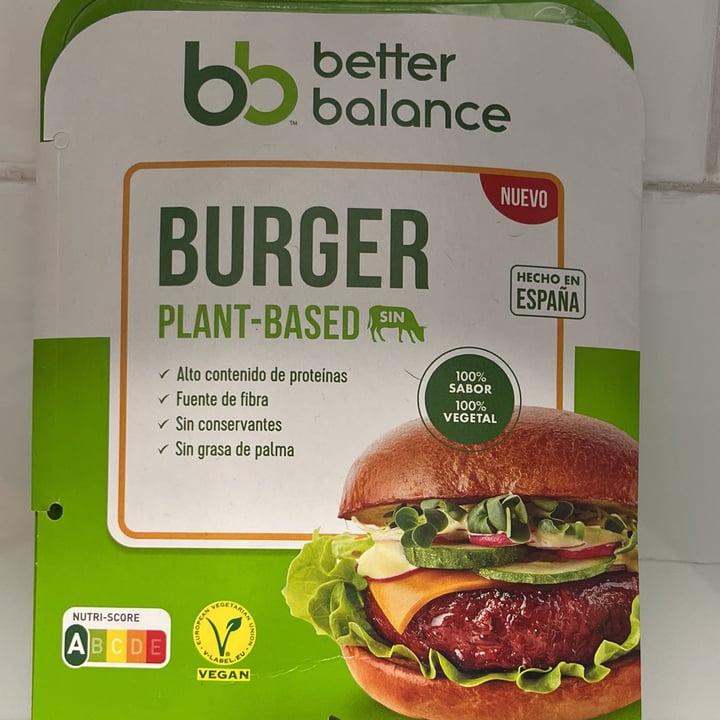 photo of better balance Burger Plant-based shared by @azabachepeluda on  27 Nov 2023 - review