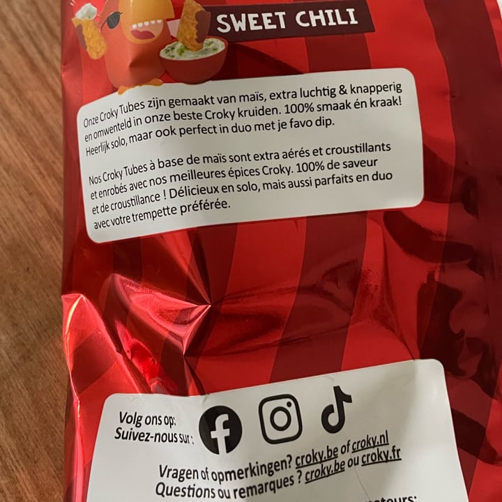 photo of Croky tubes - sweet chili flavour shared by @taz on  22 Apr 2025 - review