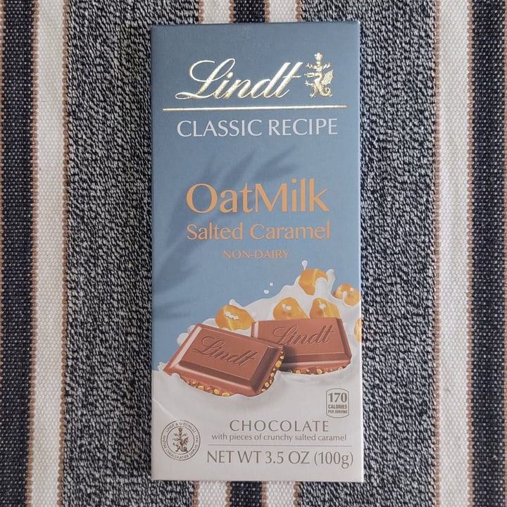 photo of Lindt Classic Recipe OatMilk Salted Caramel shared by @jcasati on  07 Oct 2023 - review