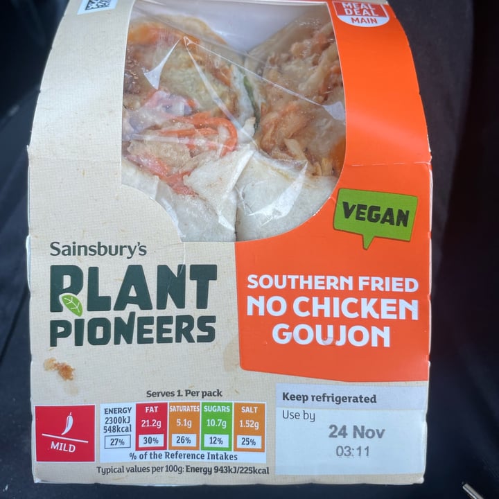 photo of Plant Pioneers Southern Fried No Chicken Goujon Wrap shared by @missykab on  29 Nov 2023 - review