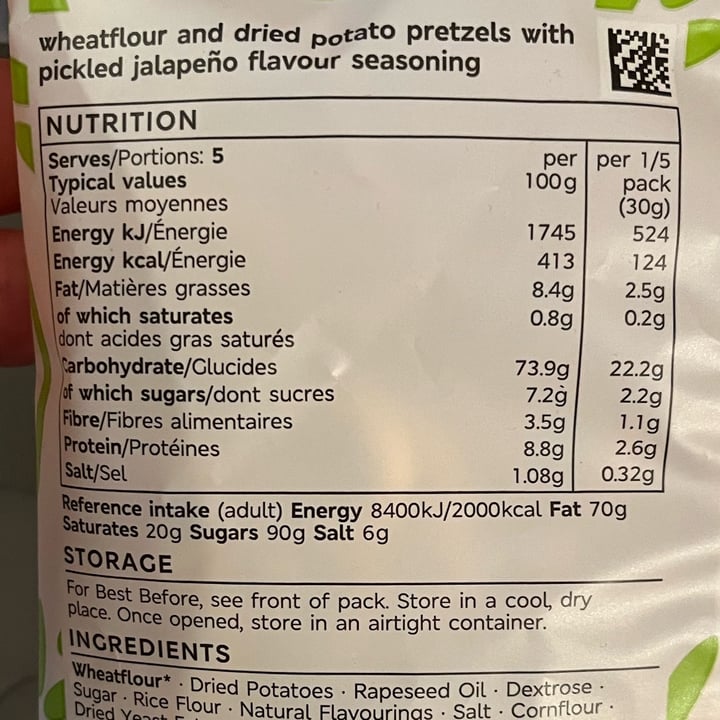 photo of Marks & Spencer Food (M&S) Baked Pickled Jalapeno Pretzels shared by @ameriamber on  27 Sep 2025 - review