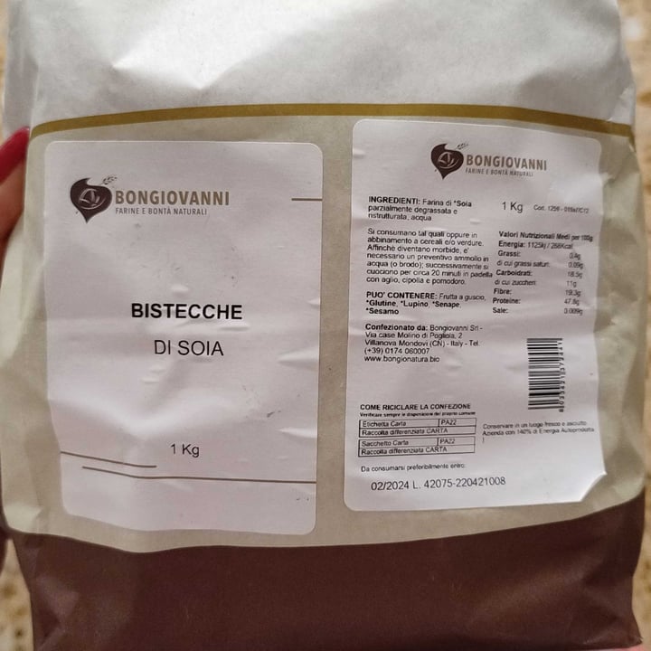 photo of Bongiovanni Bistecche di soia shared by @crazy-catlady on  04 Jan 2024 - review