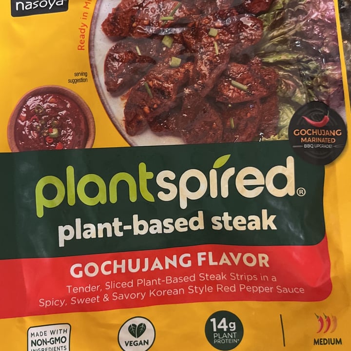photo of Nasoya plantspired plant-based steak Gochujang Flavor shared by @megans3 on  06 Nov 2023 - review