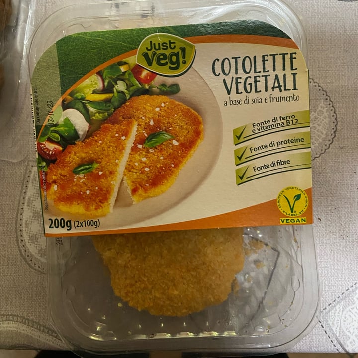 photo of Just Veg! (ALDI Italy) Cotolette Vegetali a base di Soia e Frumento shared by @ccarlottaa on  27 Sep 2023 - review
