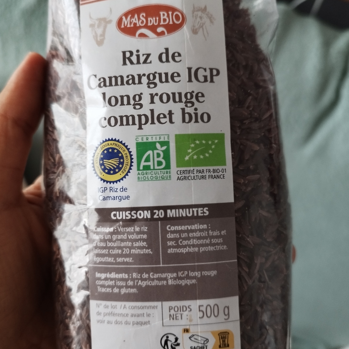 riz rouge de camargue from mas du bio - Vegan Product Reviews & Ratings ...