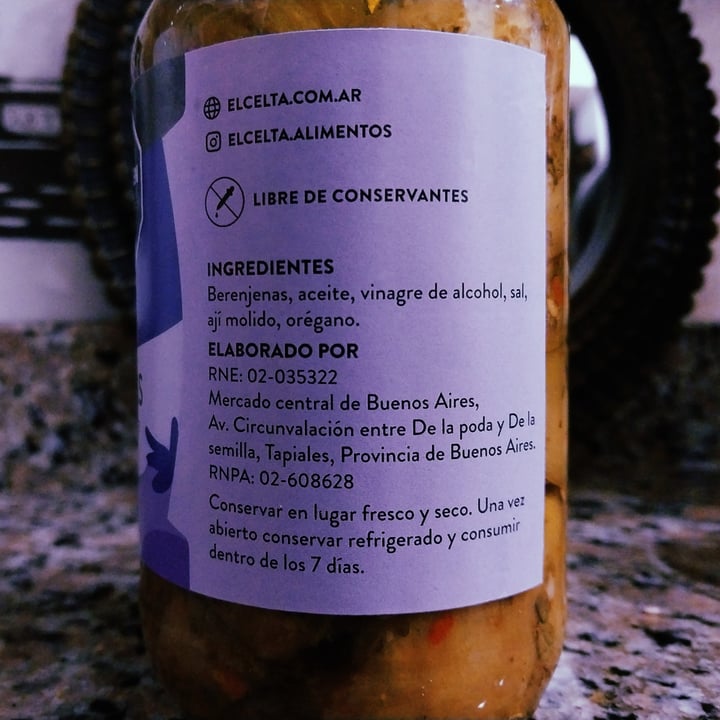 photo of El Celta Berenjenas Condimentadas en Aceite shared by @nanicuadern on  02 Oct 2024 - review