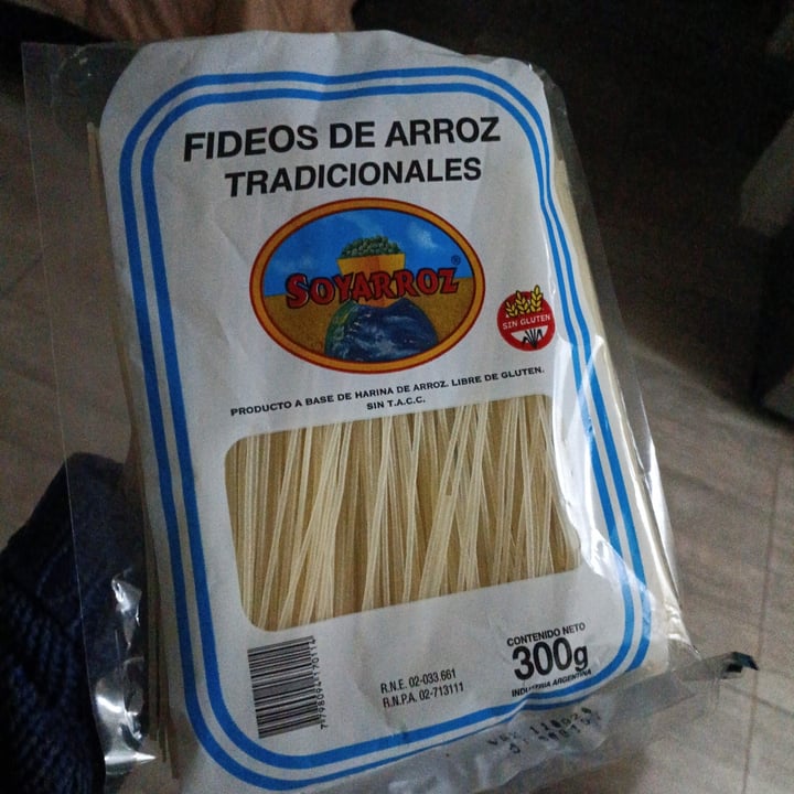 photo of Soyarroz Fideo De Arroz Tradicional Fino shared by @veganizandomed on  24 Aug 2025 - review