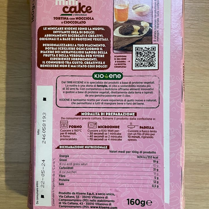 photo of Kioene Mini Cake Nocciola E Cioccolato shared by @jess89 on  02 Jun 2024 - review