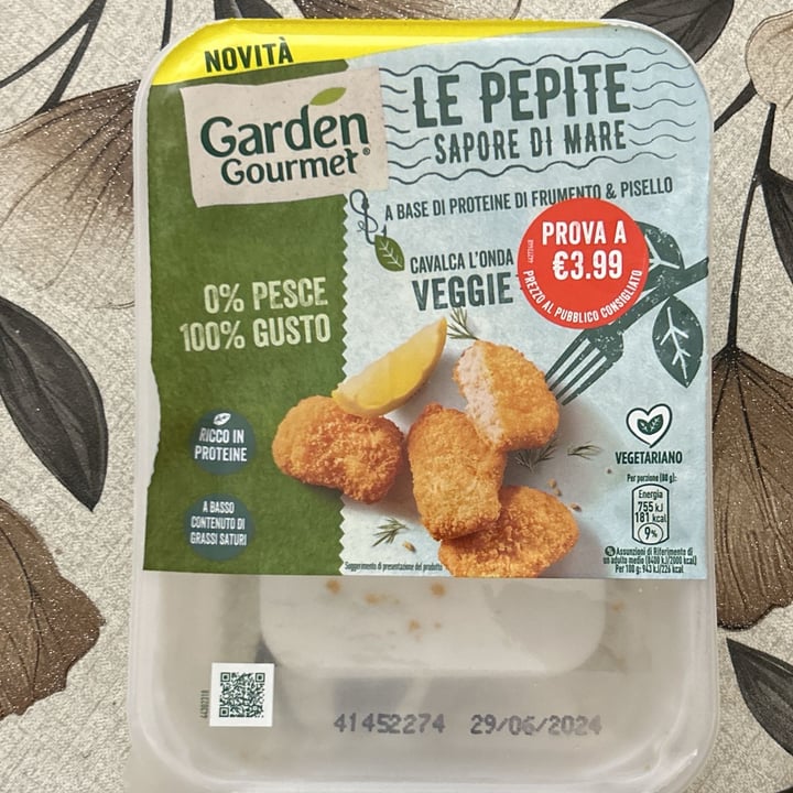 photo of Garden Gourmet le pepite sapore di mare shared by @manuvegan on  27 Jun 2024 - review