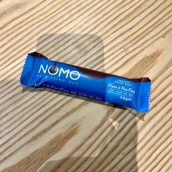photo of NOMO Deliciously creamy choc bar shared by @vegan-friendly on  23 Sep 2024 - review