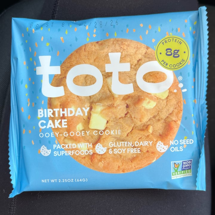 photo of Toto Birthday Cake Plant-Based Cookie shared by @ksvegan17 on  20 Jul 2025 - review