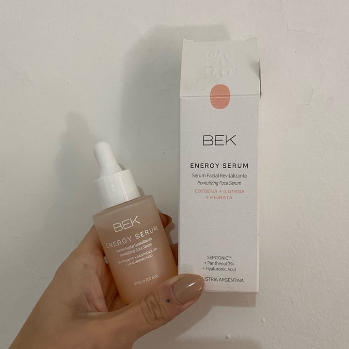 photo of BEK Energy Serum shared by @marynasalas on  25 May 2024 - review