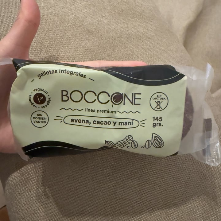photo of Boccone Galletitas integrales de avena, cacao y maní shared by @unavegana on  18 Jun 2025 - review