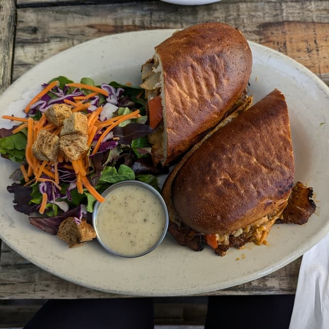 Photo of the dish “Vegetarian Cheesesteak”