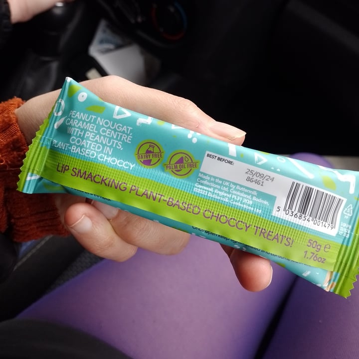 photo of Buttermilk Peanut Nougat Choccy Bar shared by @dipsi on  10 Mar 2024 - review
