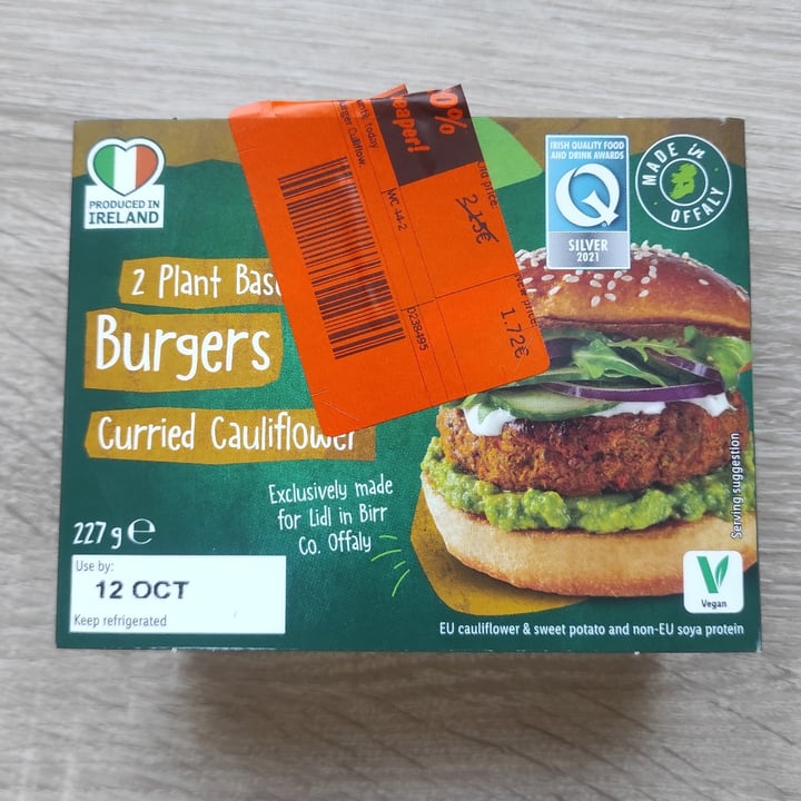 photo of Plant Menu Curried Cauliflower Burger shared by @bibi51 on  13 Oct 2023 - review