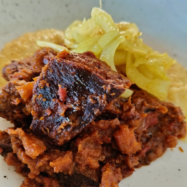 photo of Polisena L'Altro Agriturismo Gulash vegetale al Rosso del Lupo, polenta di mais della Val Gandino e finocchi leggermente spicy shared by @andydesa on  23 Dec 2024 - review