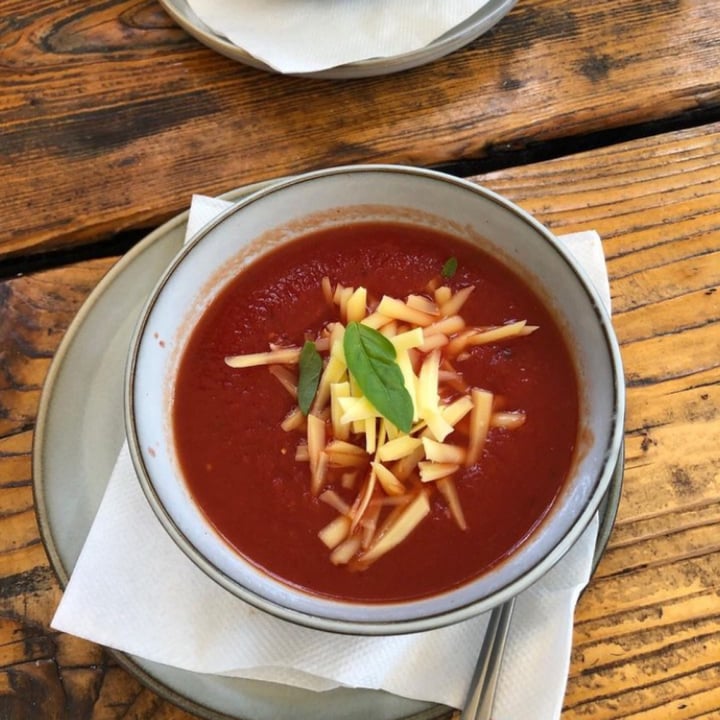 photo of Vegan Pub Tomato soup with vegan cheese shared by @david- on  08 May 2024 - review